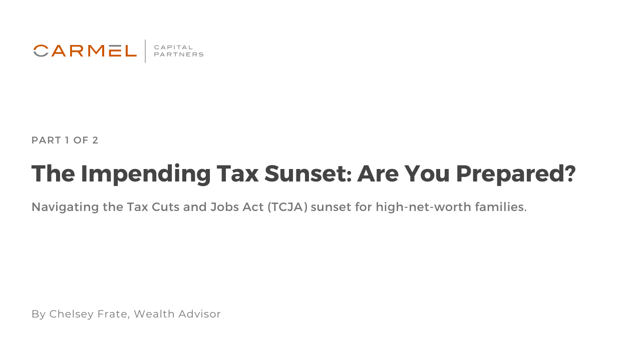 The Impending Tax Sunset