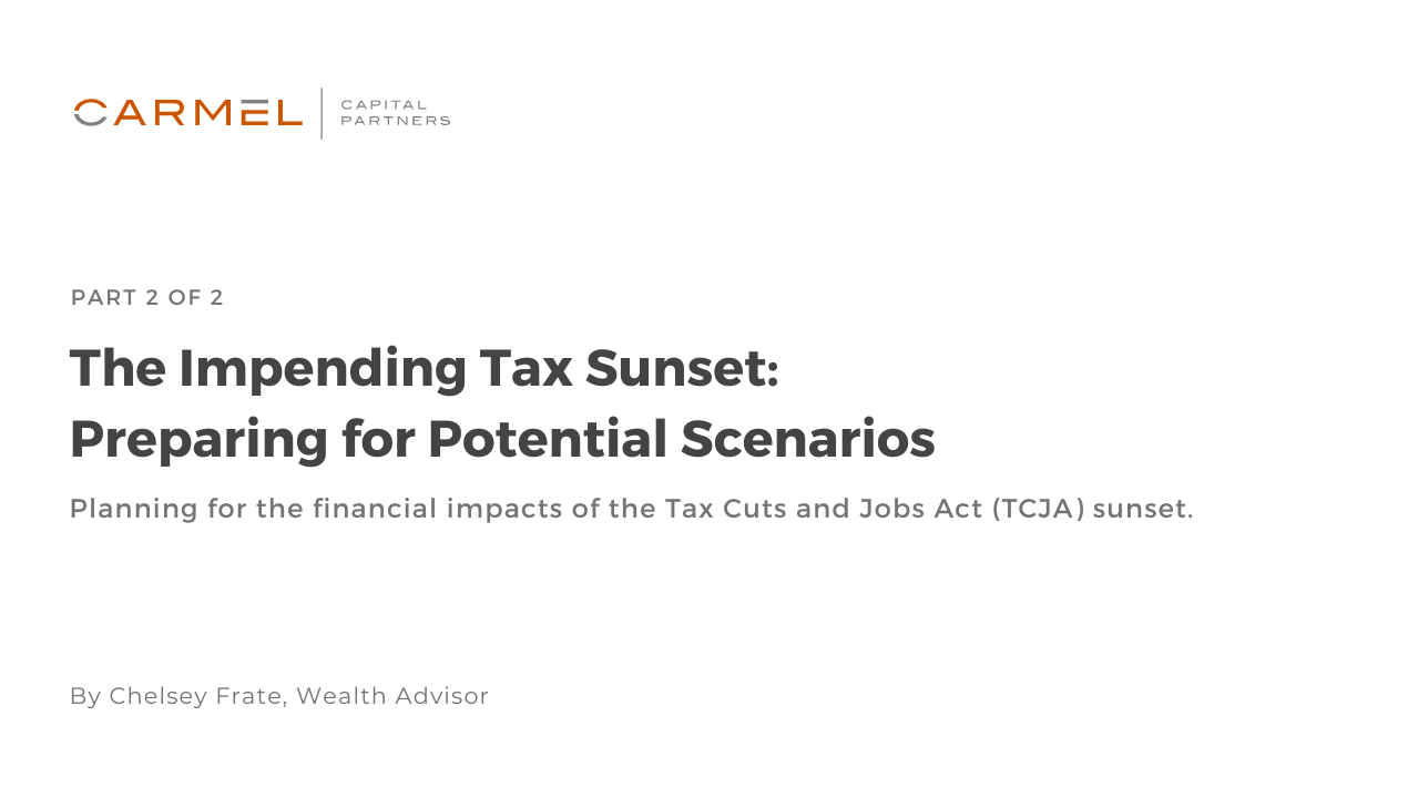 The Impending Tax Sunset