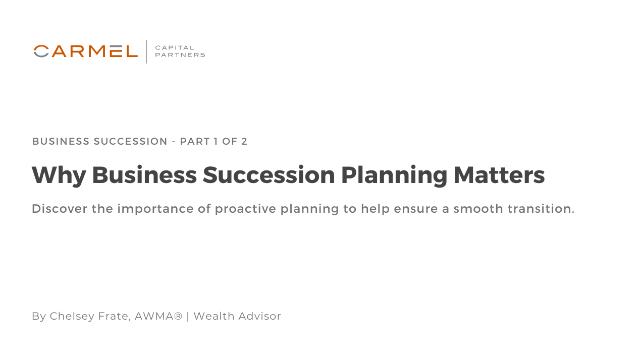 Why Business Succession Planning Matters