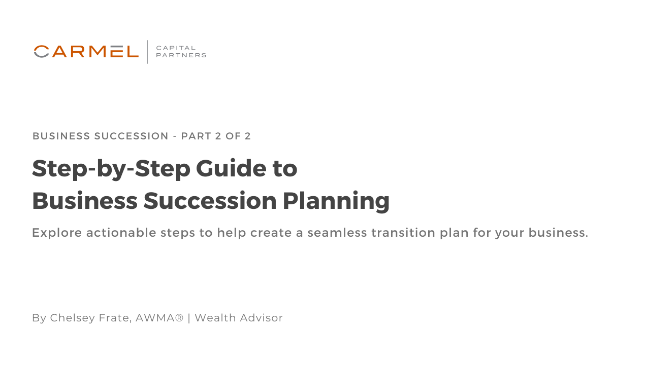 Step-by-Step Guide to Business Succession Planning